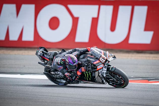 RECORD DATE NOT STATED 8th August 2026; Silverstone Circuit, Northamptonshire, England; 2026 MotoGP Grand Prix of Great Britain, Qualifying Day; Jorge Martin of the Aprilia Racing Team during the Tissot sprint race GodfreyxPitt