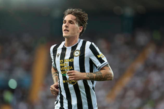 August 8, 2026, Udine, Italy, Italy: UDINESE S NICOLo™ ZANIOLO during the FVG Cup match between Udinese Calcio vs Nottingham Forest Football Club at the Bluenergy Stadium in Udine, Italy, 08 August 2026. Udine Italy - ZUMAr199 20260808_zsp_r199_020 Copyright: xMattiaxRadonix