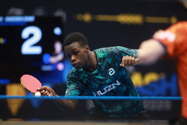 2026 WTT Europe Smash - Sweden - Qualifications Day 1 John Oyebode of Italy plays against Edward Ly of Canada during the Men s Singles Qualifying Round 1 at the 2026 Europe Smash in Malmo, Sweden, on august 08, 2026. Malmo Sweden  Copyright: xRemyxGrosx originalFilename:gros-europesm260808_npuTZ.jpg
