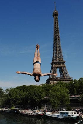 MenÕs High Diving, at the European Aquatics Championships Paris 2026, Paris, August 08, 2026 .  Copyright: xGianxMattiaxD Alberto LaPressex