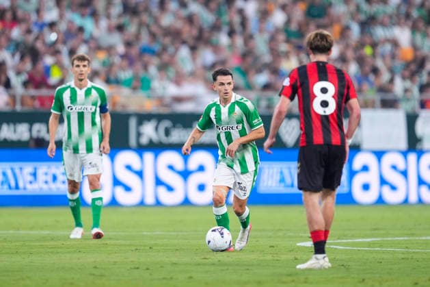 August 8, 2026, Sevilla, Sevilla, Spain: Alvaro Fidalgo of Real Betis in action during the friendly match football match played between Real Betis and AFC Bournemouth at La Cartuja stadium on August 8, 2026, in Sevilla, Spain. Sevilla Spain - ZUMAa181 20260808_zaa_a181_057 Copyright: xJoaquinxCorcherox