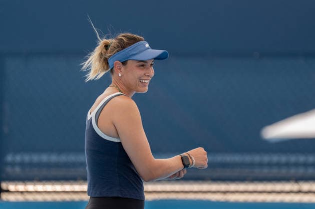 Cincinnati Open 2026 Croatian tennis player Donna Vekic is seen on practice court 29 at the Cincinnati Open in Mason, Ohio, on August 8, 2028. Mason United States  Copyright: xJasonxWhitmanx originalFilename:whitman-cincinna260808_npVHd.jpg