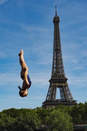 WomenÕs High Diving, Elisa COSETTI from Italy at the European Aquatics Championships Paris 2026, Paris, August 08, 2026 .  Copyright: xGianxMattiaxD Alberto LaPressex