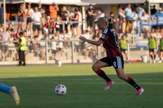 08.08.2026, xhfmx, Fussball UEFA WCLQ, Eintracht Frankfurt - Malmö FF Hanna Bennison (Eintracht Frankfurt, 8) (DFL DFB REGULATIONS PROHIBIT ANY USE OF PHOTOGRAPHS as IMAGE SEQUENCES and or QUASI-VIDEO) Frankfurt *** August 8, 2026, xhfmx, Soccer UEFA WCLQ, Eintracht Frankfurt vs. Malmö FF, Hanna Bennison (Eintracht Frankfurt), 8 DFL DFB REGULATIONS PROHIBIT ANY USE OF PHOTOGRAPHS AS IMAGE SEQUENCES AND OR QUASI-VIDEO Frankfurt