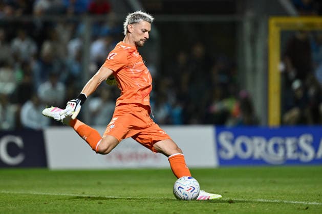 IPA87332399 - Andrei Radu of Real Club Celta de Vigo is in action during a preseason friendly match between S.S.C. Napoli and Real Club Celta de Vigo at the Teofilo Patini Stadium on August 8, 2026, in Castel di Sangro, Italy.  Copyright: xDomenicoxCippitelli IPAxSportx xx 87332399