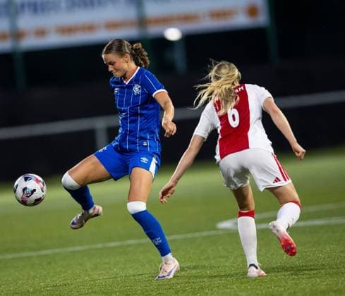 Football, Women's, Champions League Qualifiers, Ajax Amsterdam v Rangers Glasgow