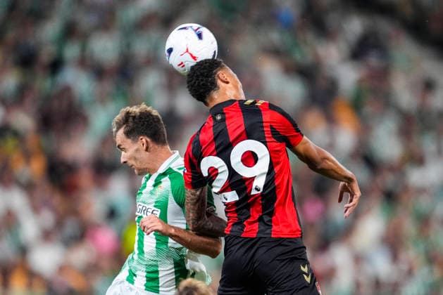 August 8, 2026, Sevilla, Sevilla, Spain: Daniel Jebbison of AFC Bournemouth in action during the friendly match football match played between Real Betis and AFC Bournemouth at La Cartuja stadium on August 8, 2026, in Sevilla, Spain. Sevilla Spain - ZUMAa181 20260808_zaa_a181_093 Copyright: xJoaquinxCorcherox