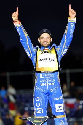 08.08.2026 RYGA (LOTWA) - BIKERNIEKI SPEEDWAY STADIUM, ZUZEL (SPEEDWAY), INDYWIDUALNE MISTRZOSTWA SWIATA (FIM SPEEDWAY World Championship, WM, Weltmeisterschaft GRAND PRIX 2026) - DEWALT FIM SPEEDWAY GRAND PRIX OF LATVIA - RIGA; RUNDA 8 NZ BARTOSZ ZMARZLIK - RADOSC WYGRANA FOTO PAWEL WILCZYNSKI CYFRASPORT NEWSPIX.PL --- newspix.pl 