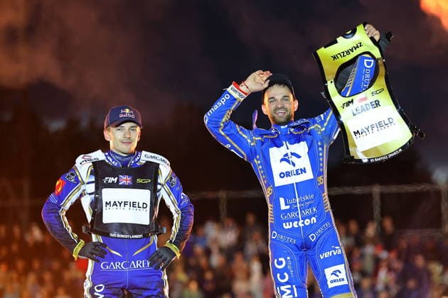 08.08.2026 RYGA (LOTWA) - BIKERNIEKI SPEEDWAY STADIUM, ZUZEL (SPEEDWAY), INDYWIDUALNE MISTRZOSTWA SWIATA (FIM SPEEDWAY World Championship, WM, Weltmeisterschaft GRAND PRIX 2026) - DEWALT FIM SPEEDWAY GRAND PRIX OF LATVIA - RIGA; RUNDA 8 NZ BARTOSZ ZMARZLIK - RADOSC WYGRANA FOTO PAWEL WILCZYNSKI CYFRASPORT NEWSPIX.PL --- newspix.pl 