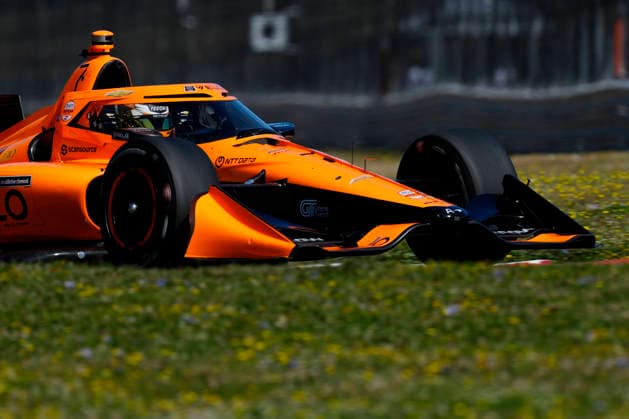 August 8, 2026, Portland, Oregon, USA: Christian Lundgaard drives the 7 Arrow McLaren Chevrolet during practice and qualifying for the IndyCar, Indy Car, IRL, USA Grand Prix of Portland at the Portland International Raceway. Portland USA - ZUMAd212 20260808_zsp_d212_002 Copyright: xRichardxDolex