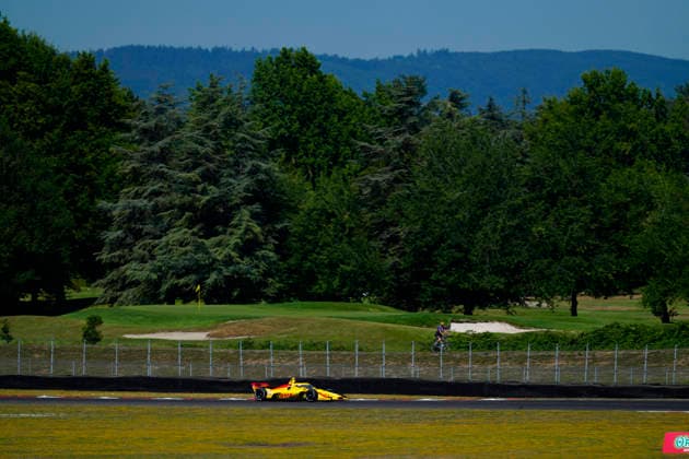August 8, 2026, Portland, Oregon, USA: Alex Palou drives the 10 Chip Ganassi Racing Honda during practice and qualifying for the IndyCar, Indy Car, IRL, USA Grand Prix of Portland at the Portland International Raceway. Portland USA - ZUMAd212 20260808_zsp_d212_017 Copyright: xRichardxDolex
