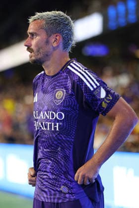August 8, 2026, Orlando, Florida, USA: Orlando City SC forward ANTOINE GREIZMANN (7) looks on during a match against Leon. Orlando City SC hosted Leon in a Leagues Cup march at Inter.Co Stadium in Orlando, FL. Orlando USA - ZUMAm299 20260808_znp_m299_017 Copyright: xTaylorxMcFeex