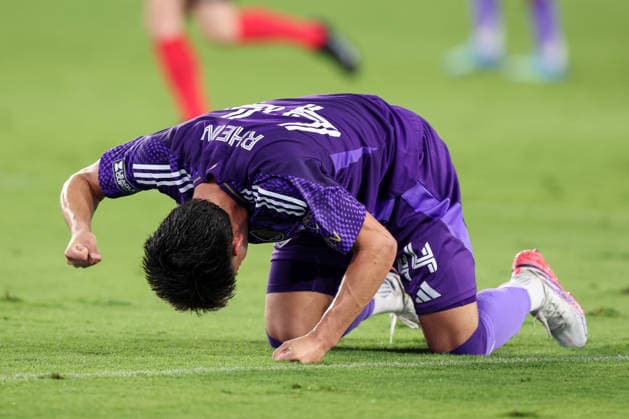 August 8, 2026, Orlando, Florida, USA: Orlando City SC BERNARD RHEIN (44) reacts after a play against Leon . Orlando City SC hosted Leon in a Leagues Cup march at Inter.Co Stadium in Orlando, FL. Orlando USA - ZUMAm299 20260808_znp_m299_028 Copyright: xTaylorxMcFeex