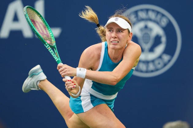 National Bank Open 2026 - Day 8 TORONTO, CANADA - AUGUST 8 : Ekaterina Alexandrova in action against Aryna Sabalenka in the round of 16 during the WTA, Tennis Damen 1000 National Bank Open in Toronto, Ontario, Canada on August 8, 2026. Mert Alper Dervis Anadolu Ontario Canada. Editorial use only. Please get in touch for any other usage.  Copyright: x2026xAnadoluxMertxAlperxDervisx