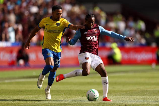 Football, EFL Cup, West Ham United v Portsmouth FC