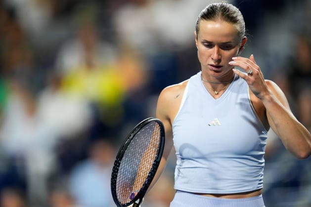 National Bank Open 2026 - Day 8 TORONTO, CANADA - AUGUST 8 : Elina Svitolina of Ukraine in action against Amanda Anisimova of the United States in the round of 16 during the WTA, Tennis Damen 1000 National Bank Open in Toronto, Ontario, Canada on August 8, 2026. Mert Alper Dervis Anadolu Ontario Canada. Editorial use only. Please get in touch for any other usage.  Copyright: x2026xAnadoluxMertxAlperxDervisx