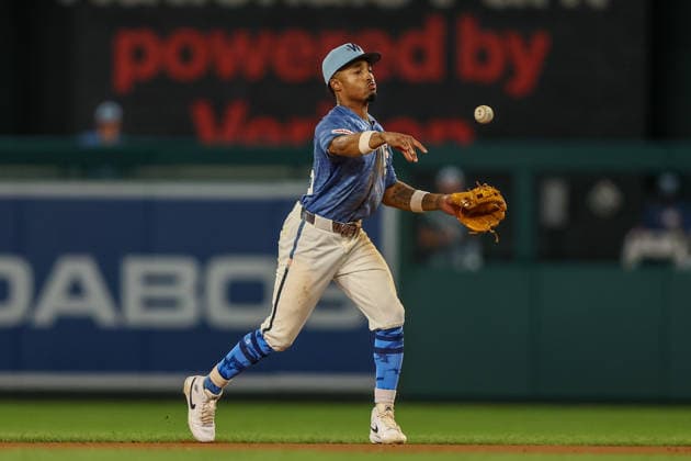 August 8, 2026, Washington D.C, District Of Columbia, United States: Washington, DC; Washington Nationals second baseman Nasim NuoÂ±ez (26) throws to first base for the out during the Major League Baseball game between the Washington Nationals and the Cincinnati Reds at Nationals Park on Saturday, August 8, 2026. The Nationals beat the Reds 8-2. Washington D.C United States - ZUMAp258 20260808_znp_p258_067 Copyright: xStevexPrakopex