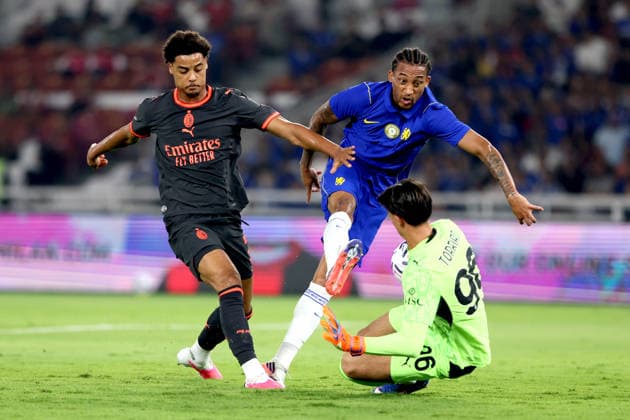Football, friendly match, Chelsea FC v AC Milan