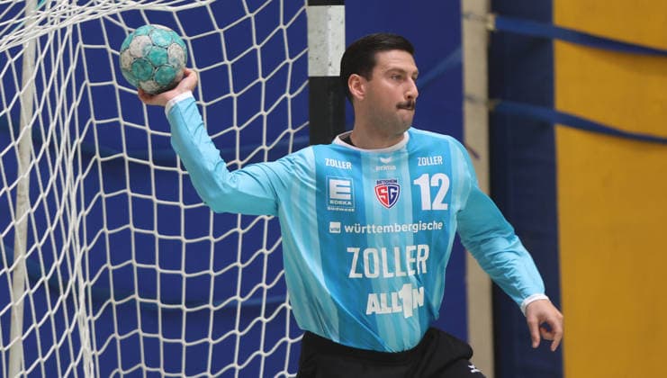 Handball, Testspiel, SG BBM Bietigheim - Kadetten Schaffhausen Bönnigheim , Handball SG BBM Bietigheim vs. Kadetten Schaffhausen , Marton Tomowski ( BBM ) *** Bönnigheim, Handball: SG BBM Bietigheim vs. Kadetten Schaffhausen, Marton Tomowski (BBM)