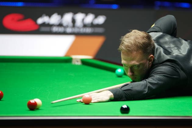 TAIYUAN, CHINA - AUGUST 09: Judd Trump of England plays a shot in the Round 1 match against Noppon Saengkham of Thailand on day 2 of the 2026 China Open (officially the 2026 Satuo China Open) at the Riverside Sports Centre on August 9, 2026 in Taiyuan, Shanxi Province of China.  Copyright: xTaixChengzhex 111658963826