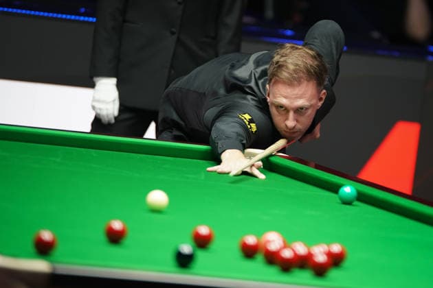 TAIYUAN, CHINA - AUGUST 09: Judd Trump of England plays a shot in the Round 1 match against Noppon Saengkham of Thailand on day 2 of the 2026 China Open (officially the 2026 Satuo China Open) at the Riverside Sports Centre on August 9, 2026 in Taiyuan, Shanxi Province of China.  Copyright: xTaixChengzhex 111658963815
