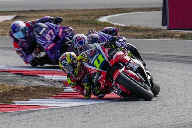Diogo Moreira (Brazil) of the Pro Honda LCR ( 11) during MotoGP Warm Up at Round 12 of the 2026 Qatar Airways Grand Prix of Great Britain at Silverstone Circuit, Towcester, England on the 9 August 2026.  Copyright: xDavidxHornx PMI-7310-0244