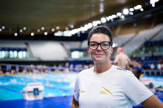 260809 Head coach Martina Aronsson of Sweden at a swimming poses for a portrait training session during day ten of the 2026 European Aquatics Championships on August 9, 2026 in Saint-Denis. Photo: Joel Marklund BILDBYRAN kod JM JM0836 bbeng simning swimming svomming 2026 european aquatics championships em träning training practice Sverige Sweden porträtt *** August 9, 2026: Head coach Martina Aronsson of Sweden poses for a portrait during a swimming training session on the tenth day of the 2026 European Aquatics Championships in Saint Denis. 2026 in Saint-Denis. Photo by Joel Marklund. BILDBYRAN code JM JM0836 bbeng swimming 2026 European Aquatics Championships EM training practice Sweden portrait  Copyright: JOELxMARKLUND BB260809JM025