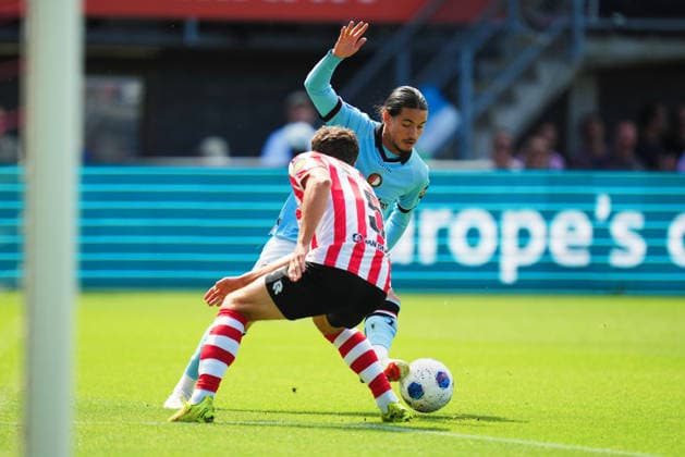 Eredivisie: Sparta Rotterdam v Feyenoord Rotterdam Rotterdam - Anis Hadj Moussa of Feyenoord during the first competition round of the 2026 2027 Eredivisie season. The match is set between Sparta Rotterdam and Feyenoord Rotterdam at Het Kasteel on 9 August 2026 in Rotterdam, The Netherlands. Copyright: xYannickxVerhoevenx