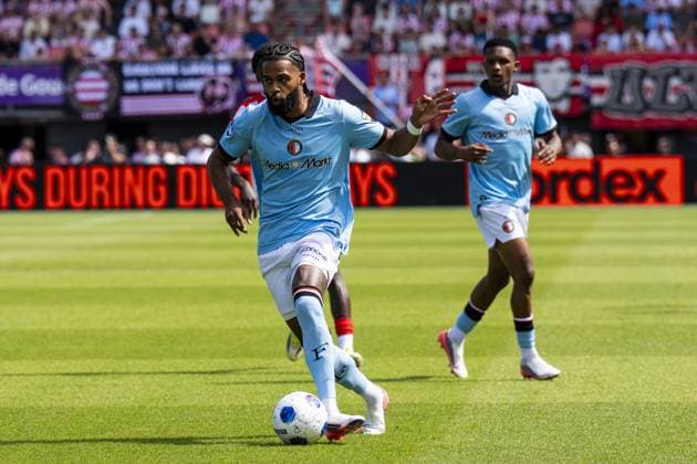 ROTTERDAM , 09-08-2026 , Sparta Stadium Het Kasteel , season 2026 2027 , Dutch Eredivisie football , match between Sparta Rotterdam and Feyenoord , picture shows Feyenoord player Jeremiah St. Juste Sparta - Feyenoord  x205576802x Copyright: