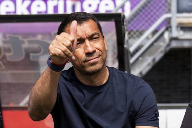 ROTTERDAM , 09-08-2026 , Sparta Stadium Het Kasteel , season 2026 2027 , Dutch Eredivisie football , match between Sparta Rotterdam and Feyenoord , picture shows Feyenoord trainer coach Giovanni van Bronckhorst Sparta - Feyenoord  x205576811x Copyright: