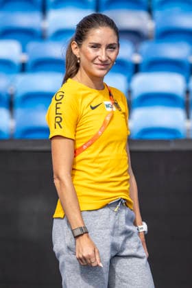 BIRMINGHAM, GREAT BRITAIN - AUGUST 9, 2026 : Gesa Felicitas KRAUSE (GER Germany) during the training day before the European Athletics Championships at Alexander Stadium on August 9, 2026 in Birmingham, Great Britain. Nordrhein-Westfalen Great Britain Copyright: xLeahxKohringx