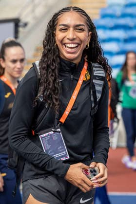 BIRMINGHAM, GREAT BRITAIN - AUGUST 9, 2026 : Ruth HILDEBRAND (GER Germany) during the training day before the European Athletics Championships at Alexander Stadium on August 9, 2026 in Birmingham, Great Britain. Nordrhein-Westfalen Great Britain Copyright: xLeahxKohringx
