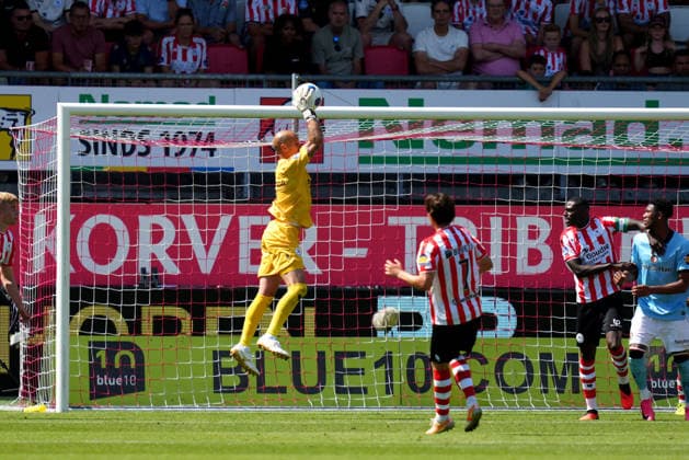 Eredivisie: Sparta Rotterdam v Feyenoord Rotterdam Rotterdam - Goalkeeper Filip Bednarek of Sparta Rotterdam during the first competition round of the 2026 2027 Eredivisie season. The match is set between Sparta Rotterdam and Feyenoord Rotterdam at Het Kasteel on 9 August 2026 in Rotterdam, The Netherlands. (Hero Images Danny de Groot) Copyright: xDannyxdexGrootx