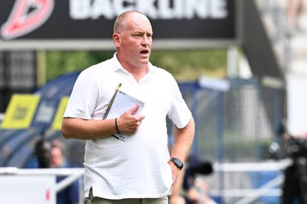 Mechelen s head coach Frederic Fred Vanderbiest pictured during a soccer match between KAA Gent and KV Mechelen, Sunday 9 August 2026 in Gent, on day 1 of the 2026-2027 Jupiler Pro League first division of the Belgian championship. JILLxDELSAUX  x183010661x