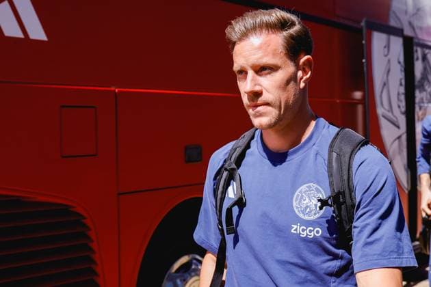 ZWOLLE , 09-08-2026 , MAC3park stadion , season 2026 2027 , Dutch Eredivisie football , match between PEC Zwolle and Ajax , picture shows Ajax goalkeeper Marc ter Stegen PEC - Ajax  x205578730x Copyright: