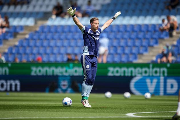 RECORD DATE NOT STATED 9th August 2026; MAC3PARK Stadion, Zwolle, Netherlands; Eredivisie Football, PEC Zwolle versus Ajax; Marc Andre ter Stegen of Ajax warms up AnthonyxBenoit