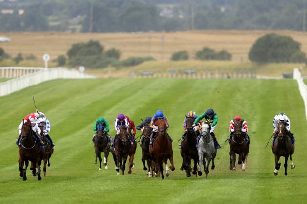 REPRO FREE *PRESS RELEASE NO REPRODUCTION FEE* EDITORIAL USE ONLY August Series Keeneland Phoenix Stakes, Curragh Racecourse, Kildare 9 8 2026 A view of runners and riders in The Follow Us On Instagram @ GuidenstownStud Irish EBF Maiden A view of runners and riders in The Follow Us On Instagram @ GuidenstownStud Irish EBF Maiden 9 8 2026  Copyright: xJimxKEOGHx CU9I7914 copy