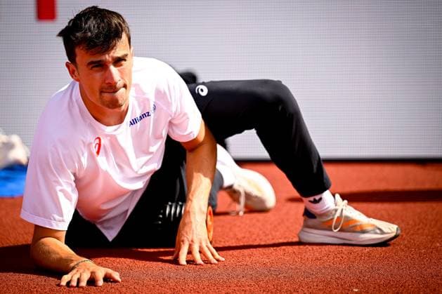 European Athletics Championships Birmingham 2026 - Media Activities 09 08 2026 BIRMINGHAM, ENGLAND - AUGUST 09 : Sampson Yanni (BEL) during a training session ahead of the Birmingham 2026 European Athletics Championships on August 09, 2026 in Birmingham, England, 09 08 2026  Copyright: xTomasxSiskx