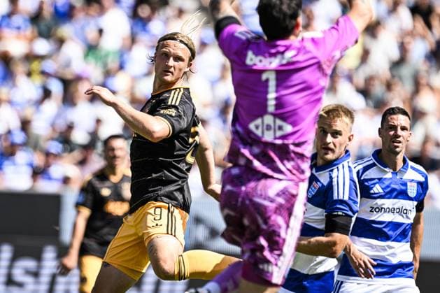 ZWOLLE - Kasper Dolberg of Ajax during the Dutch Eredivisie match between PEC Zwolle and AFC Ajax at the MAC3Park stadium on August 9, 2026 in Zwolle, the Netherlands. OLAF KRAAK ANP Eredivisie 2026 27 xVIxANPxSportx xxANPxIVx 565153518 originalFilename: 565153518.jpg
