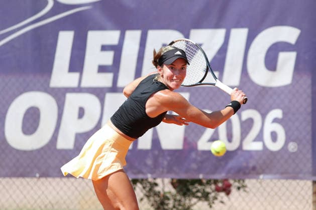 Leipzig Open 2026, ITF-Finale: Ida Wobker vs. Irene Burillo, 09.08.2026 Irene Burillo (Spanien ESP) im Finale. Leipzig Open 2026, ITF World Tennis Tour, 09.08.2026 auf der Anlage des Leipziger Tennisclubs 1990 in der Sportforum-Nordanlage. *** Leipzig Open 2026, ITF Final: Ida Wobker vs. Irene Burillo, August 9, 2026—Irene Burillo (Spain, ESP) in the final of the Leipzig Open 2026, ITF World Tennis Tour, August 9, 2026, at the Leipzig Tennis Club 1990 on the Sportforum Nordanlage grounds Copyright: xBEAUTIFULxSPORTS JanxKaeferx