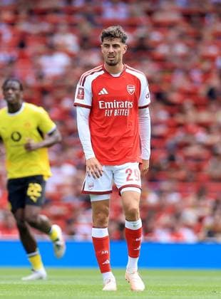Kai Havertz of Arsenal Arsenal v Borussia Dortmund, Pre Season Friendly, Football, Emirates Stadium, London, UK - 09 Aug 2026London Emirates Stadium United Kingdom EDITORIAL USE ONLY No use with unauthorised audio, video, data, fixture lists, club league logos or live services. Online in-match use limited to 120 images, no video emulation. No use in betting, games or single club league player publications.  Copyright: xGeorgexTewkesbury Shutterstockx 17051143r