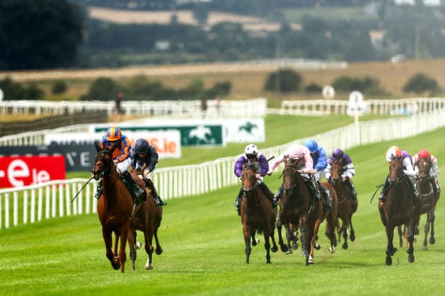 REPRO FREE *PRESS RELEASE NO REPRODUCTION FEE* EDITORIAL USE ONLY August Series Keeneland Phoenix Stakes, Curragh Racecourse, Kildare 9 8 2026 Ibelieveicanfly ridden by Ryan Moore on his way to winning The Grand Hotel Malahide Irish EBF Fillies Juvenile Race Ibelieveicanfly ridden by Ryan Moore on his way to winning The Grand Hotel Malahide Irish EBF Fillies Juvenile Race 9 8 2026  Copyright: xBryanxKeanex BK1_6533 copy