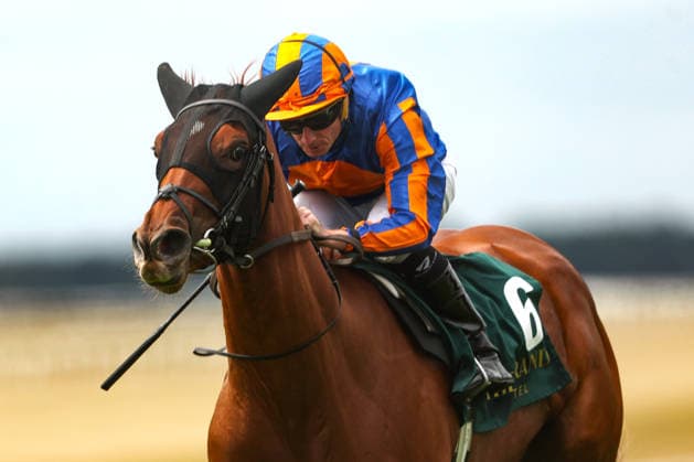 REPRO FREE *PRESS RELEASE NO REPRODUCTION FEE* EDITORIAL USE ONLY August Series Keeneland Phoenix Stakes, Curragh Racecourse, Kildare 9 8 2026 Ibelieveicanfly ridden by Ryan Moore on his way to winning The Grand Hotel Malahide Irish EBF Fillies Juvenile Race Ibelieveicanfly ridden by Ryan Moore on his way to winning The Grand Hotel Malahide Irish EBF Fillies Juvenile Race 9 8 2026  Copyright: xBryanxKeanex BK1_6612 copy