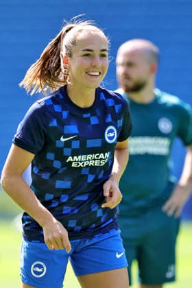 Brighton and Hove Albion Women v Paris Saint-Germain Women Pre-Season Friendly Lia Walti of Brighton and Hove Albion Women during the Pre-Season Friendly match at the American Express Stadium, Brighton and Hove 09 08 2026 UK Newspapers OUT Copyright: xNeilxHolmesx FIL-23742-0001