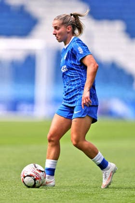Brighton and Hove Albion Women v Paris Saint-Germain Women Pre-Season Friendly Jelena Cankovic of Brighton and Hove Albion Women during the Pre-Season Friendly match at the American Express Stadium, Brighton and Hove 09 08 2026 UK Newspapers OUT Copyright: xNeilxHolmesx FIL-23742-0019