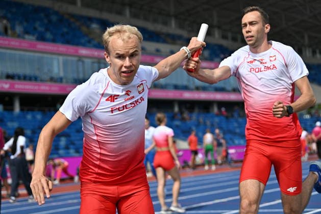 2026.08.09 Birmingham Lekkoatletyka Mistrzostwa Europy oficjalny trening N z Wiktor Wrobel Mateusz Rzezniczak Foto Michal Laudy PressFocus 2026.08.09 Birmingham Athletics European Athletics Championships official training Wiktor Wrobel Mateusz Rzezniczak Credit: Michal Laudy PressFocus NEWSPIX.PL --- newspix.pl 