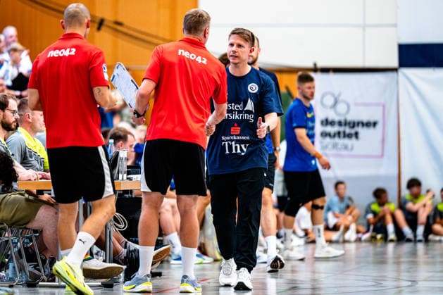 09.08.2026, xdobgx, Handball Heide-Cup 2026, VfL Gummersbach - Mors Thy Handbold v.l. Schneverdingen *** August 9, 2026, xdobgx, 2026 Heide Cup Handball Tournament, VfL Gummersbach vs. Mors Thy Handbold vs. Schneverdingen