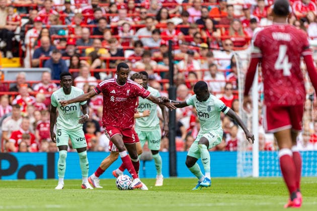Football - Pre-Season Friendly - Liverpool FC v AS Monaco LIVERPOOL, ENGLAND - Saturday, August 8, 2026: Liverpool s Alexander Isak during a pre-season friendly match between Liverpool FC and AS Monaco FC at Anfield. (Photo by David Rawcliffe Propaganda) LIVERPOOL Anfield MERSEYSIDE ENGLAND  Copyright: xDavidxRawcliffex P2026-08-09-Liverpool_Monaco-71