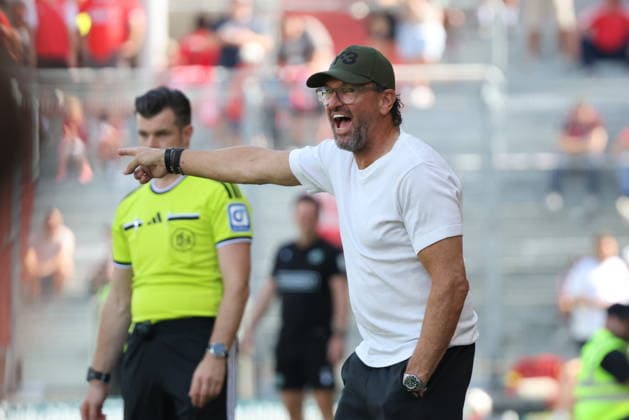 Trainer Claus-Dieter Wollitz (Energie Cottbus) Fussball 2. Bundesliga 2026 2027 FC Energie Cottbus - Hannover 96 *** Coach Claus Dieter Wollitz, Energie Cottbus, Soccer, 2. Bundesliga, 2026–2027, FC Energie Cottbus, Hannover 96