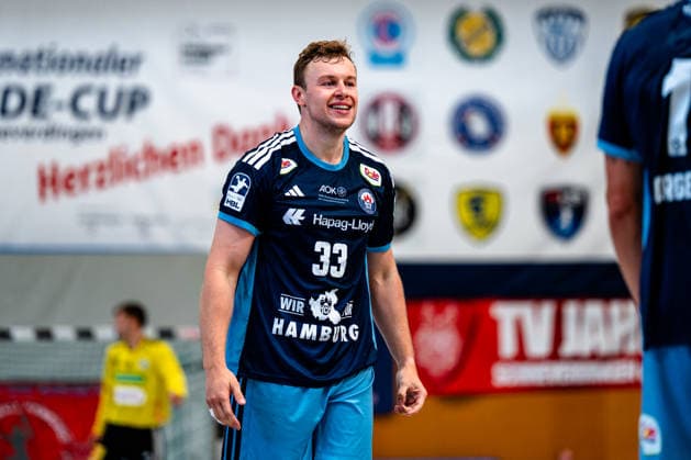 09.08.2026, xdobgx, Handball Heide-Cup 2026, TSV Hannover-Burgdorf - Handball Club Hamburg v.l. Moritz Sauter (Handball Verein Hamburg, 33) lächelnd, freundlicher Gesichtsausdruck, smiling, friendly expression Schneverdingen *** August 9, 2026, xdobgx, Heide Cup 2026 Handball Tournament, TSV Hannover Burgdorf vs. Handball Club Hamburg v l Moritz Sauter Handball Sport Verein Hamburg, 33 smiling, friendly expression, smiling, friendly expression, Schneverdingen